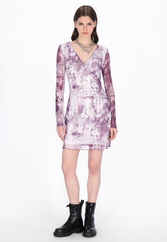 myMo ROCKS Jurk in Lila