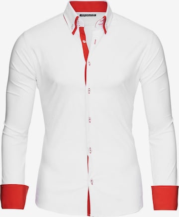 Reslad Button Up Shirt 'RS7050' in White: front