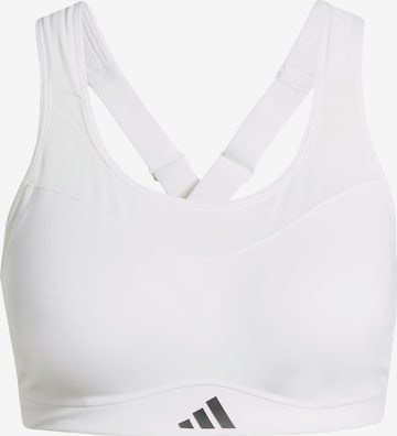 ADIDAS PERFORMANCE - Bustier Sujetador deportivo 'TLRDIM' en blanco: frente