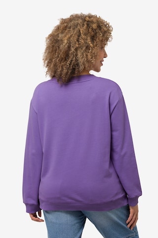 Ulla Popken Sweatshirt in Lila