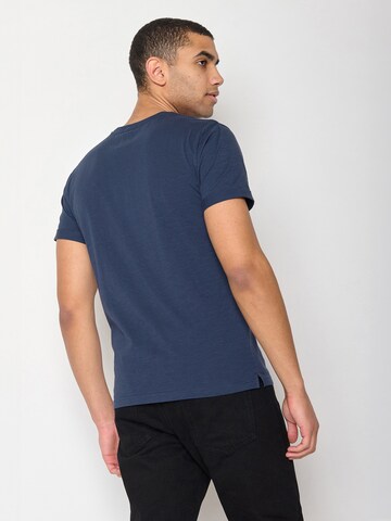 GREENBOMB Shirt 'Bike Knut' in Blauw