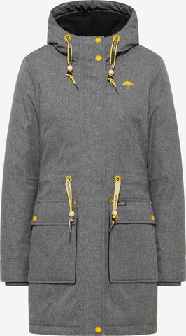 Schmuddelwedda Winter Jacket in Grey: front