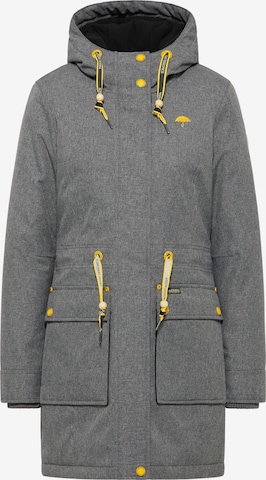 Schmuddelwedda Winter Jacket in Grey: front