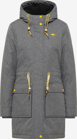 Schmuddelwedda Winter Parka in Dark yellow / mottled grey, Item view