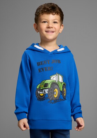 Kidsworld Sweatshirt in Blue: front