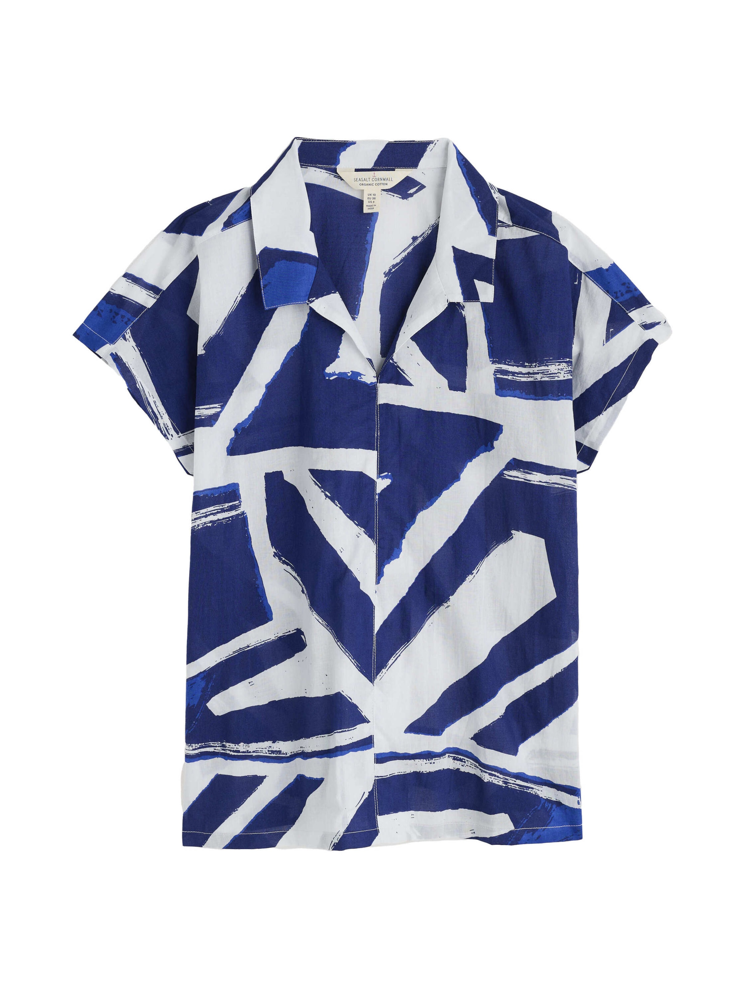 Seasalt Cornwall Blouse in Blue: front