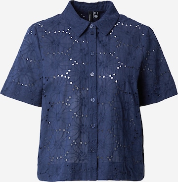 VERO MODA Блузка 'VMHAY NEW' в Синий: спереди