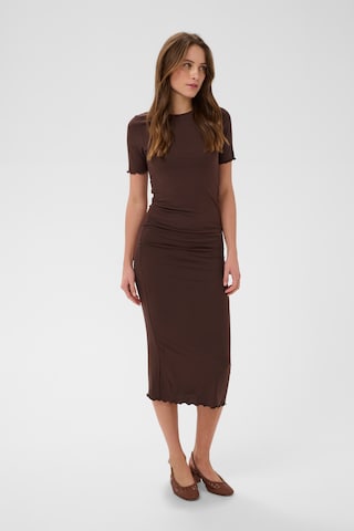 SAINT TROPEZ - Vestido 'SZOlalia' em castanho: frente