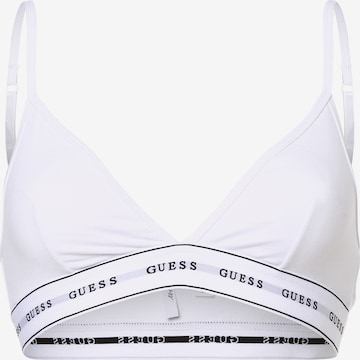 GUESS Bralette Bra in White: front