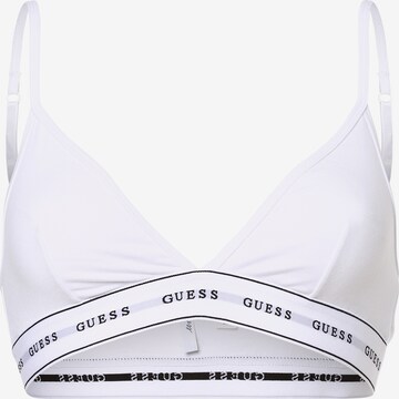 GUESS Bralette Bra in White: front