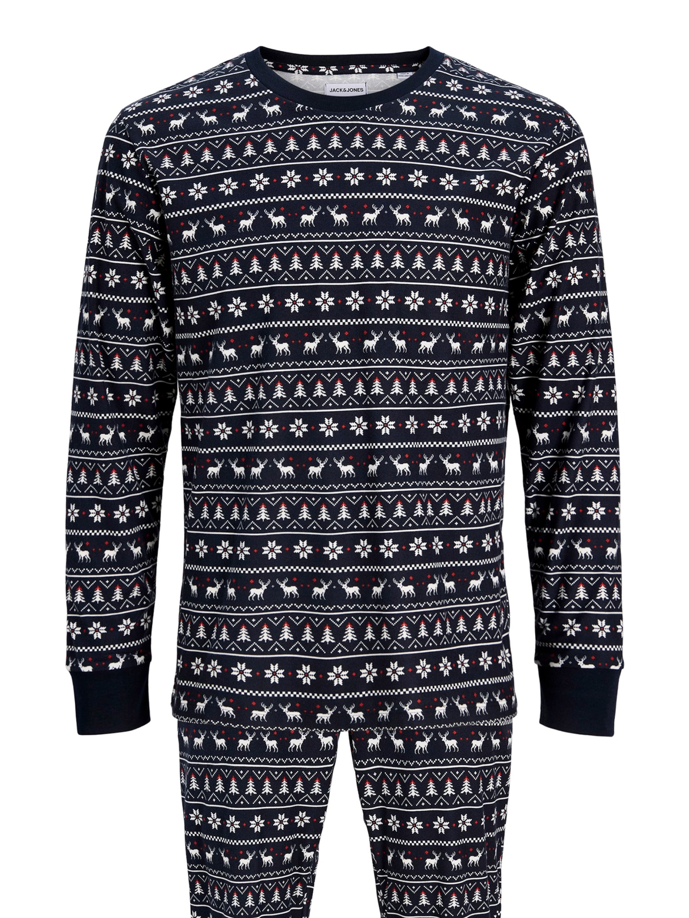 Jack & Jones Plus - Traje para estar en casa 'JACTRISTAN' en azul