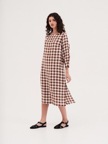 AmourLinen Dress 'Amalia' in Brown