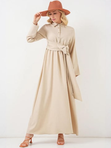 Bigdart Dress in Beige