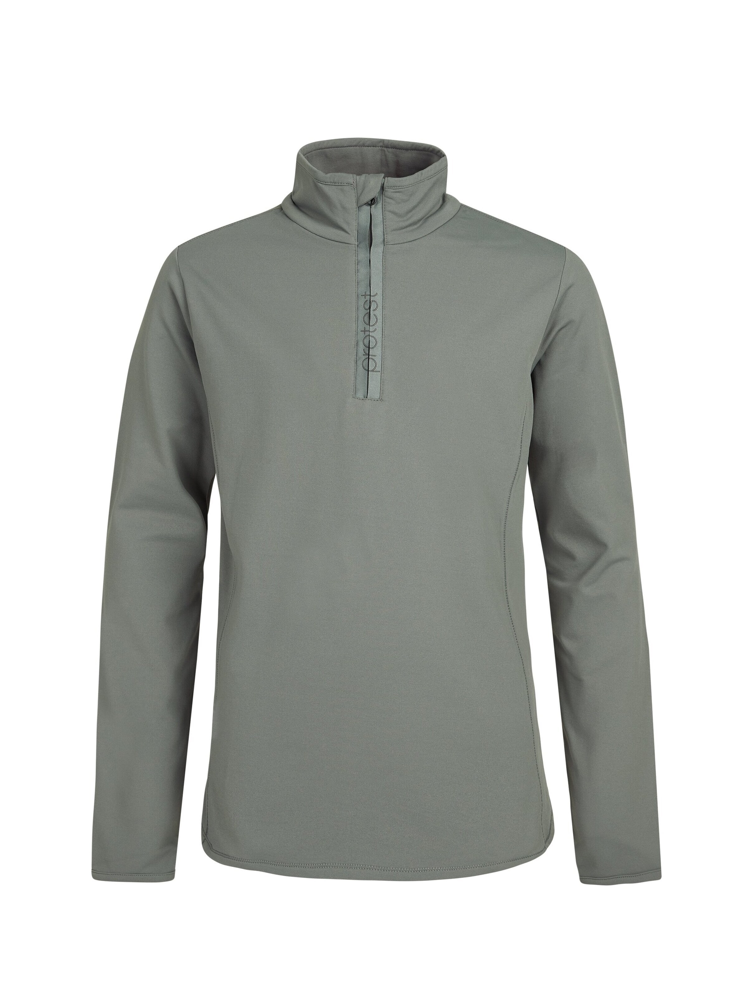 PROTEST Sportief sweatshirt 'FABRIZOY JR' in Groen: voorkant