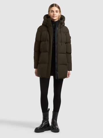 khujo Winterjas 'Drown2' in Groen