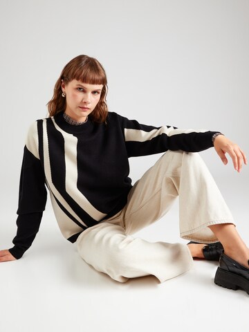 Pullover 'Ray' di OBJECT in nero: frontale