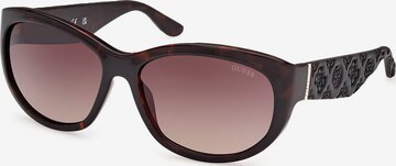 GUESS Sonnenbrille in Braun: Vorderseite