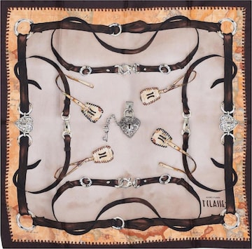 Foulard 'K F136 1874' di Alviero Martini 1a clase in marrone: frontale