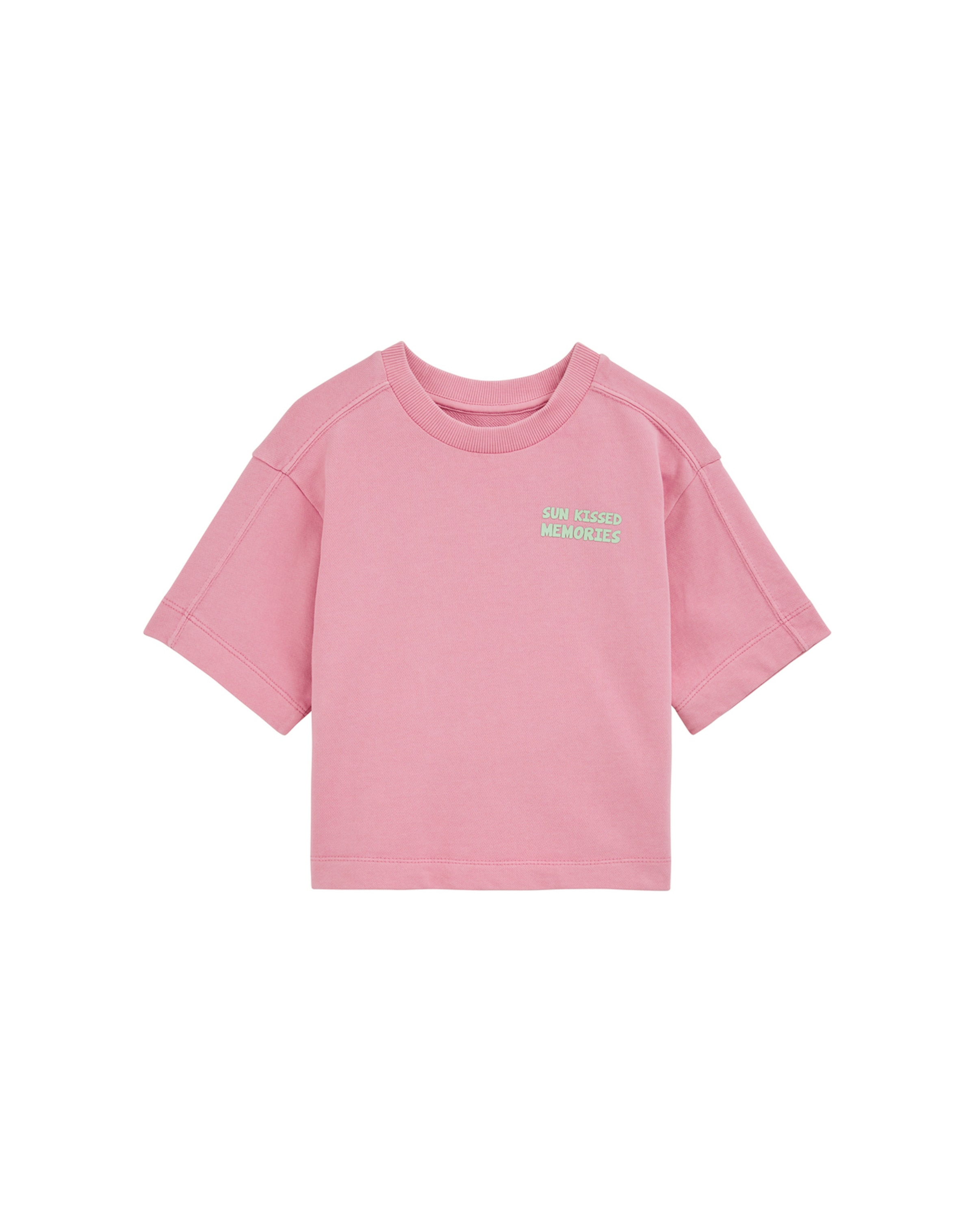 Bluză de molton de la WE Fashion pe roz: față