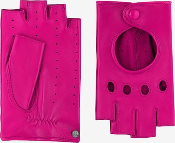 Roeckl Handschoenen met korte vingers in Roze: voorkant