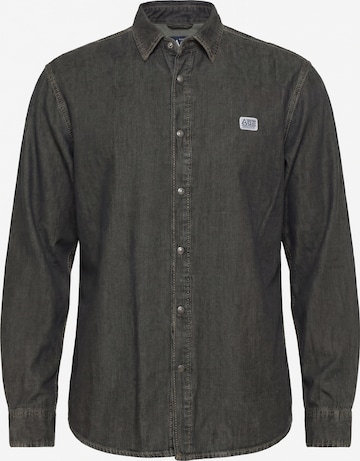 Carrera Jeans Shirt 'Replica 2 Denim' in Schwarz: Vorderseite