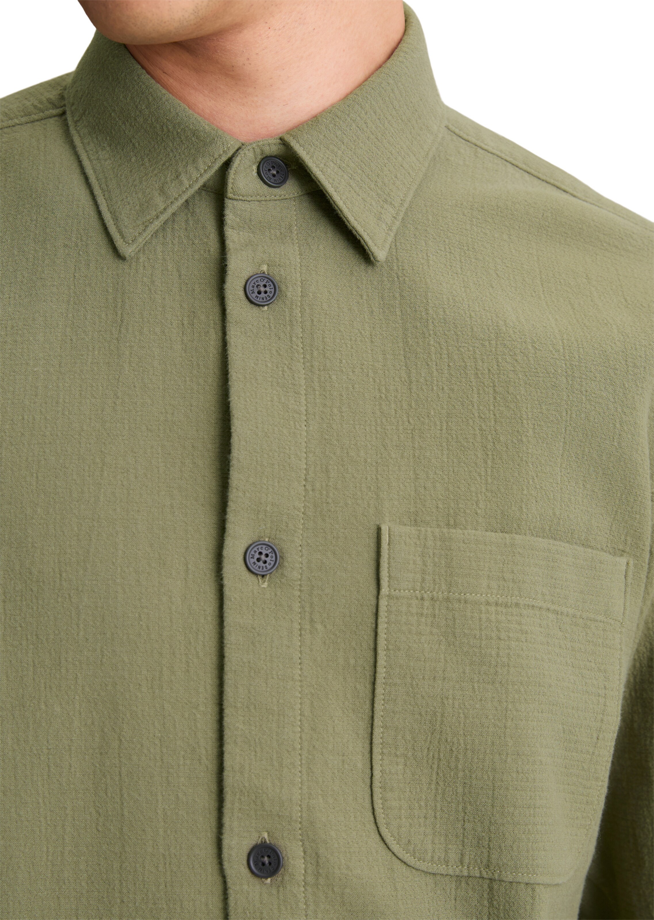 žalia Marc O'Polo DENIM Standartinis modelis Marškiniai