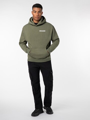 Sublevel Sweatshirt 'Worldwide' in Groen