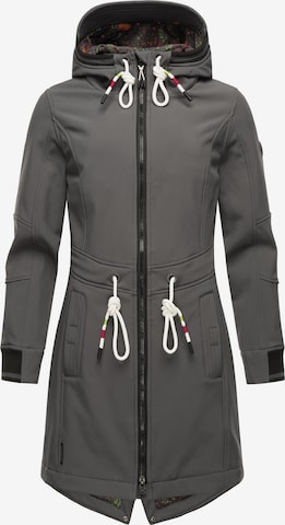 Manteau fonctionnel 'Mount Furnica' MARIKOO en gris : devant