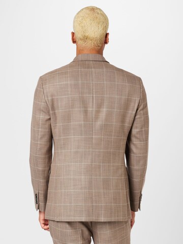 TOPMAN Regular fit Suit Jacket in Beige