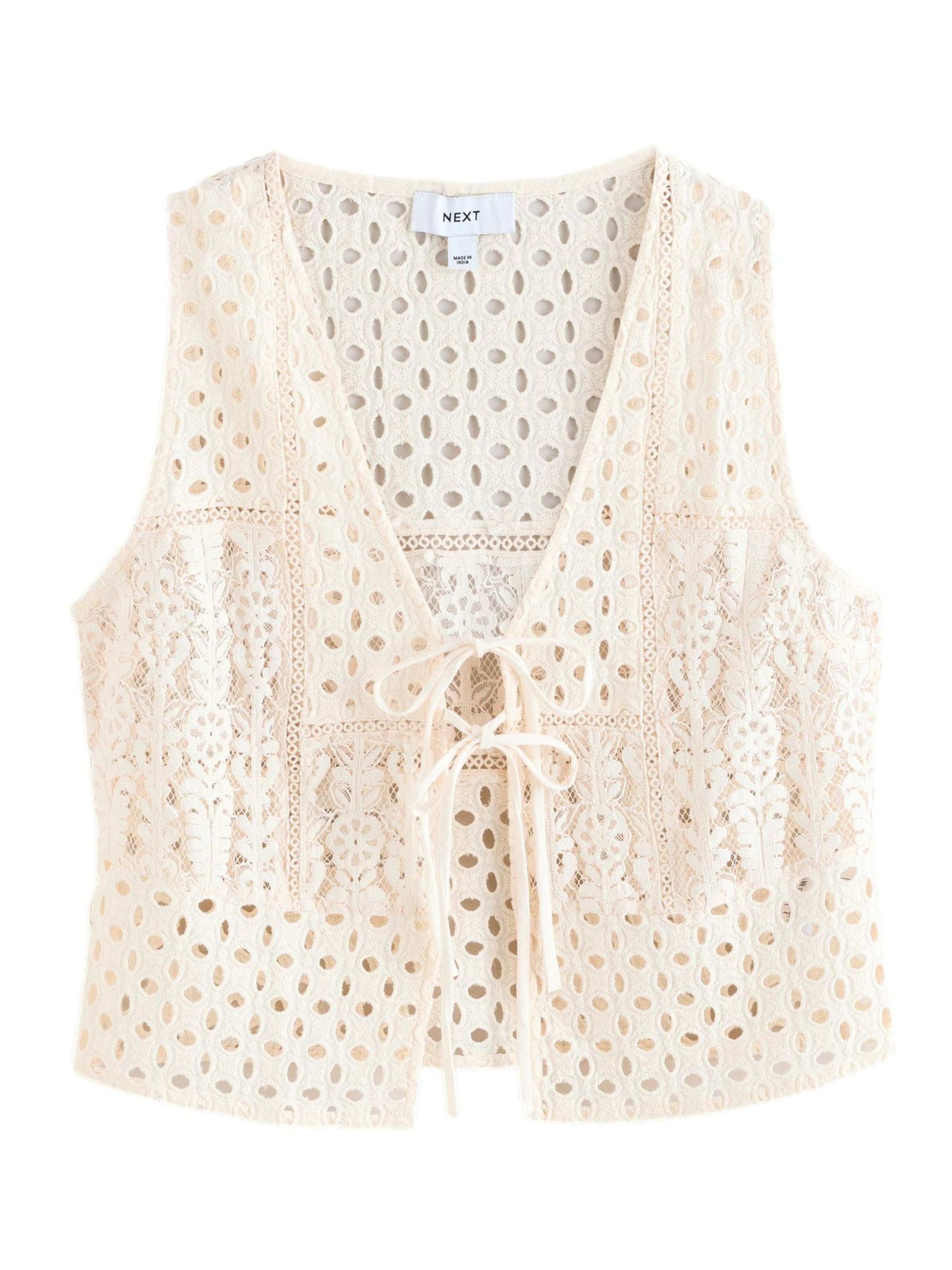 Next Γιλέκο σε μπεζ: μπροστά