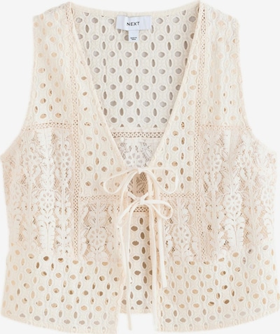 Next Weste in creme, Produktansicht