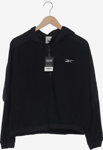 Reebok Sweatshirt & Zip-Up Hoodie in XL in Black: front
