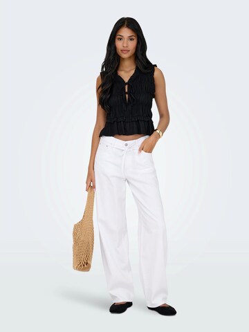ONLY Wide leg Jeans 'ONLGianna' in White