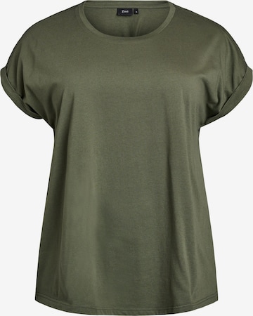 žalia Zizzi Marškinėliai 'Mkatja': priekis