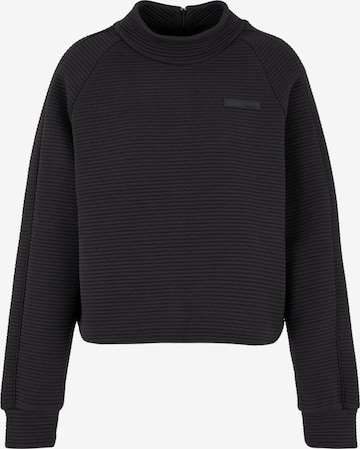 Felpa di EA7 Emporio Armani in nero: frontale