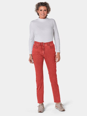 Goldner Slim fit Jeans in Red