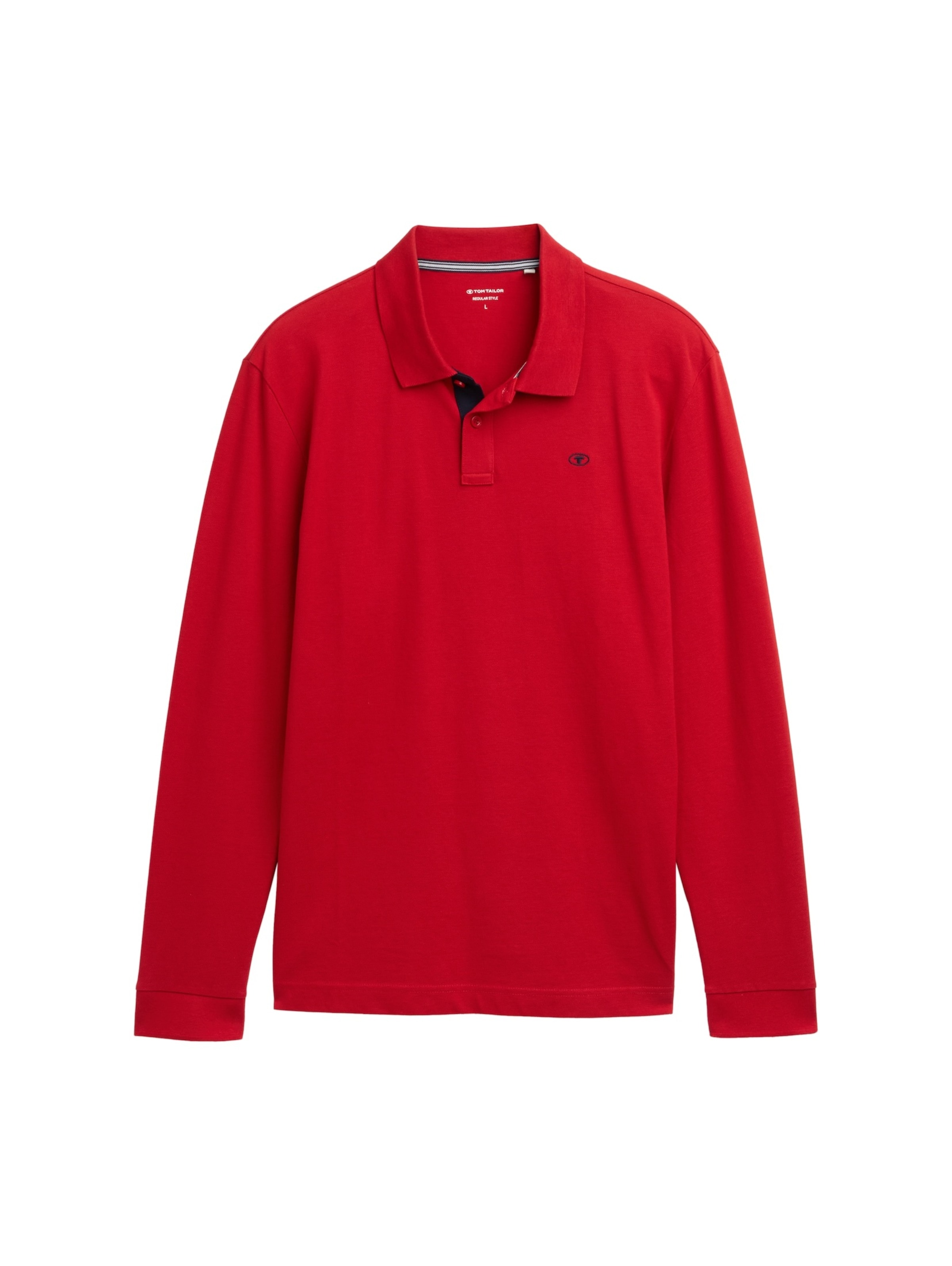 TOM TAILOR Shirt in Rood: voorkant