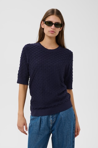 Pull-over 'SLSpina' SOAKED IN LUXURY en bleu : devant