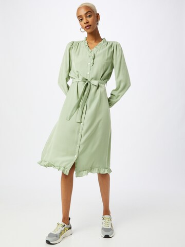 MSCH COPENHAGEN Košilové šaty 'Elysse' – zelená