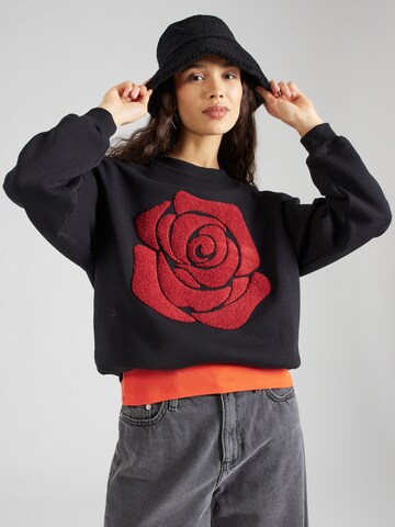 Monki - Sweatshirt em preto: frente