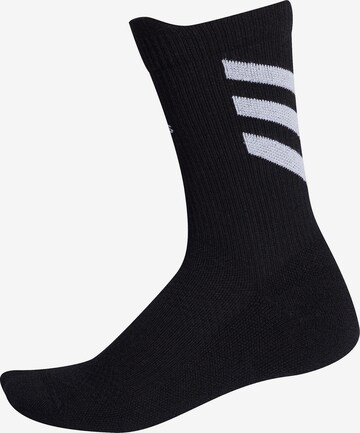 ADIDAS PERFORMANCE Sports socks in Black: front