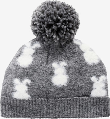 Next Beanie in Grey: front