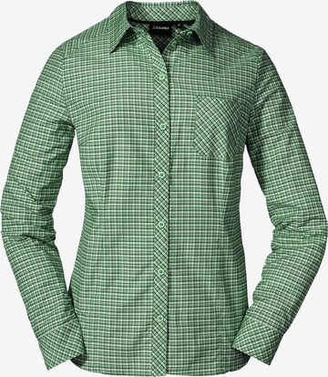 Schöffel - Blusa funcionais 'Colfosco' em verde: frente