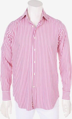 Etro Button Up Shirt in M in Pink: front