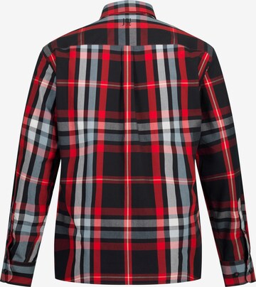 JAY-PI Regular fit Button Up Shirt in Red