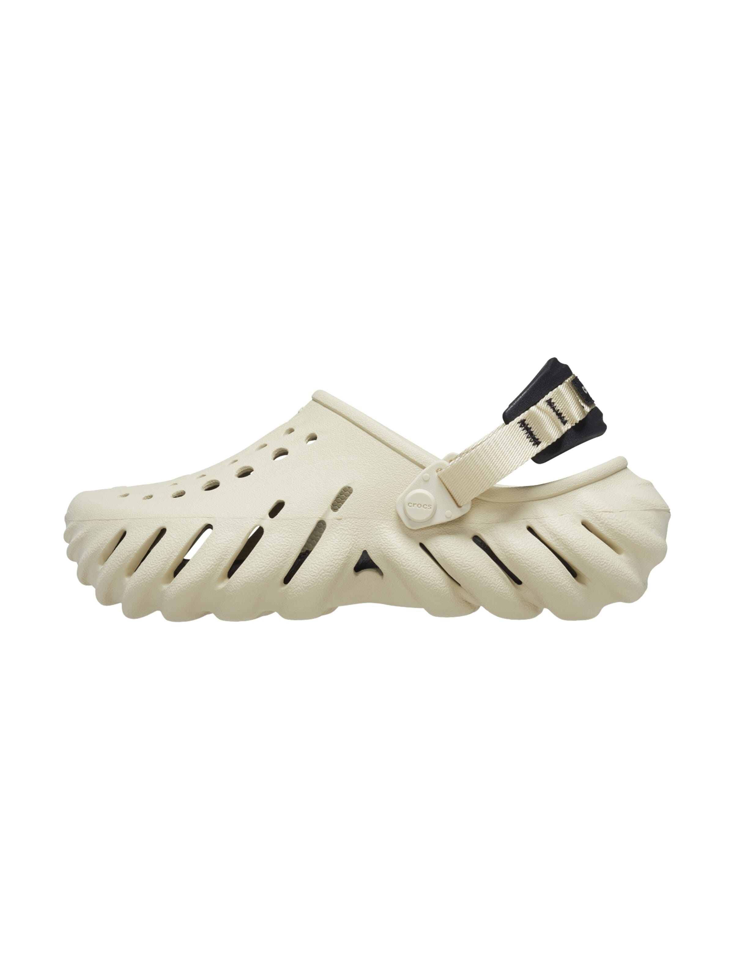Sabots 'Echo-Slipper' Crocs en blanc : devant