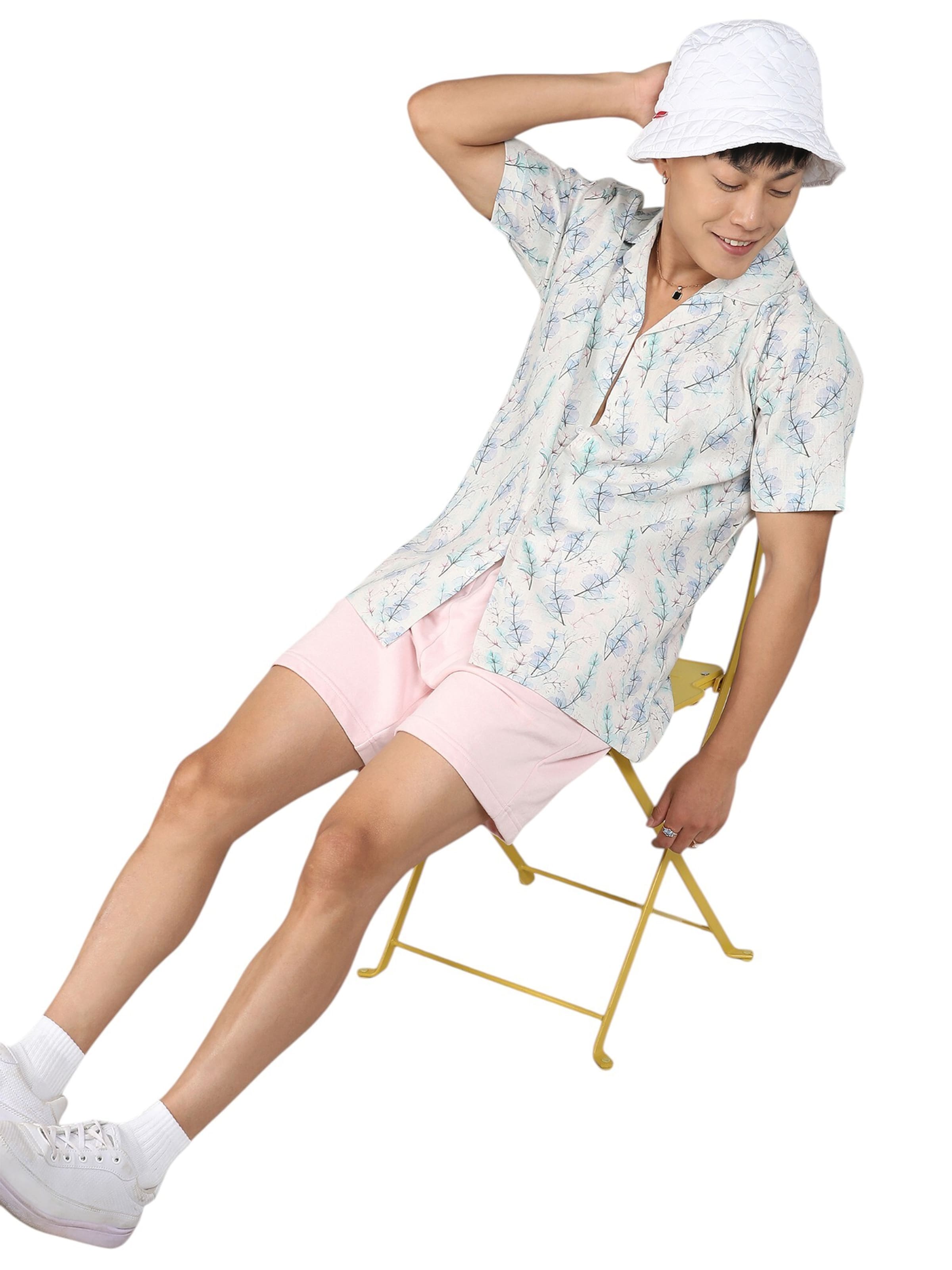 Campus Sutra Regular fit Πουκάμισο 'Tabby' σε λευκό