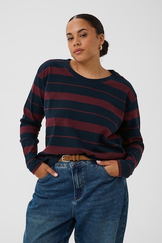 KAFFE CURVE Shirt in Blue: front