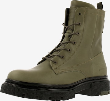 G-Star RAW Lace-Up Ankle Boots 'Kafey' in Green: front