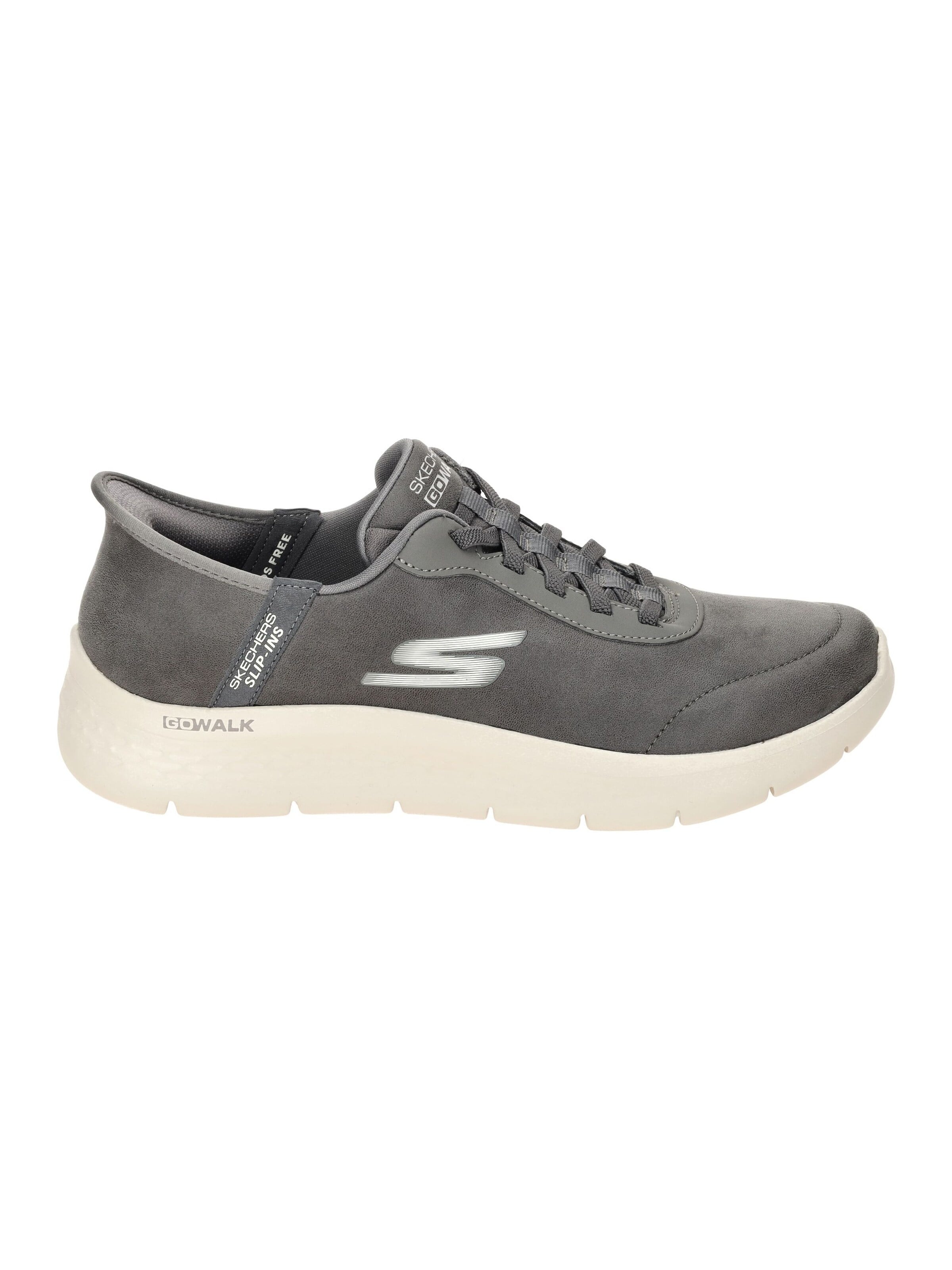 Baskets basses 'Skechers Slip-Ins: GO Walk Flex - Smooth Motion' SKECHERS en gris